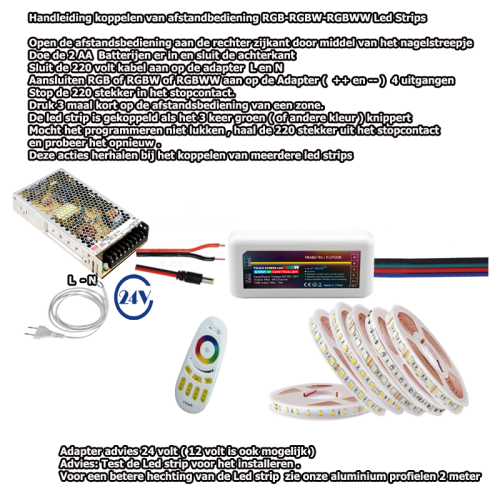 Led strips Handleiding