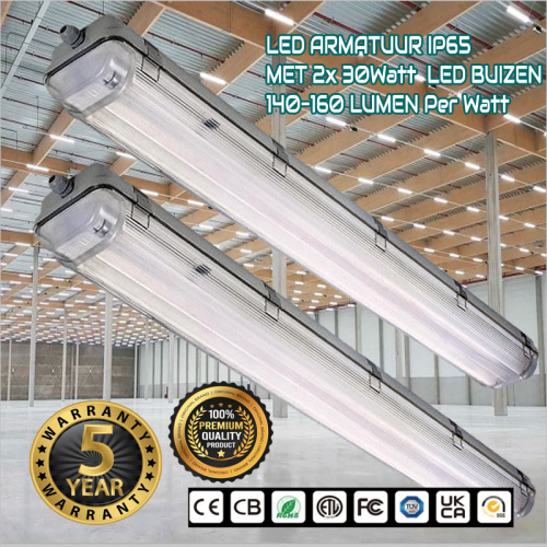 Led TL bakken incl Buis