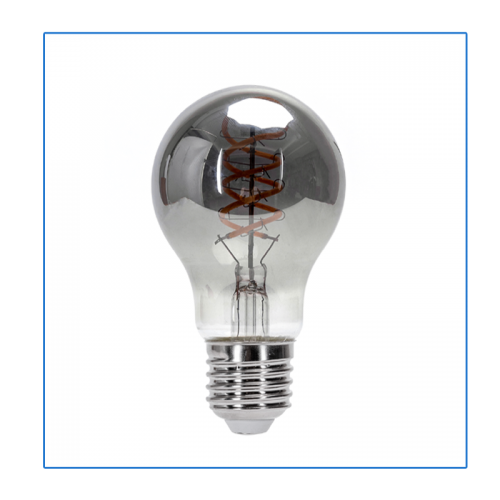 Led Lamp Filament LED (Rookgrijs) A60 E27 4W - 6517-ledtraco-315504