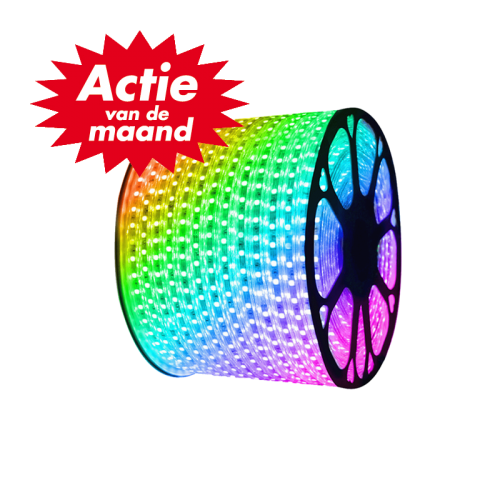 LED Strip 5050 IP65 waterproof 220Volt RGB - 8124-sll-strip-220volt rgb waterproof