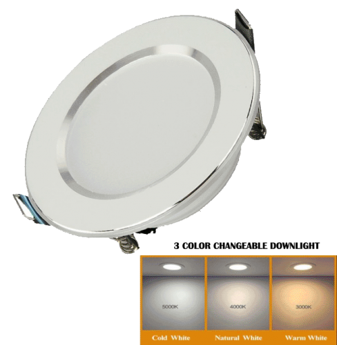 Led-Downlight 3 Color Ø117 14W - 3016-sll-down-117-127mm