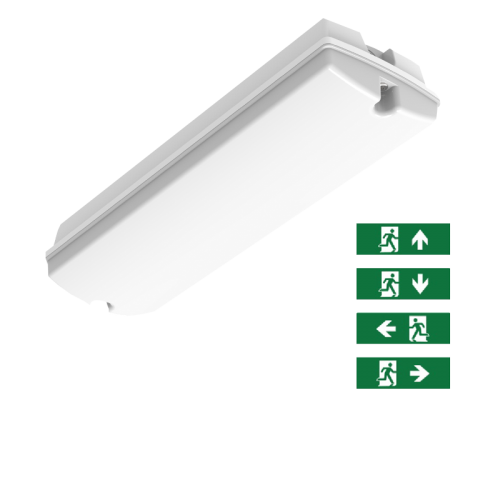 Noodverlichting-SLL-3 Watt  IP65 incl pictogrammen - 9391-sll-nood-sll-3watt incl pictogram