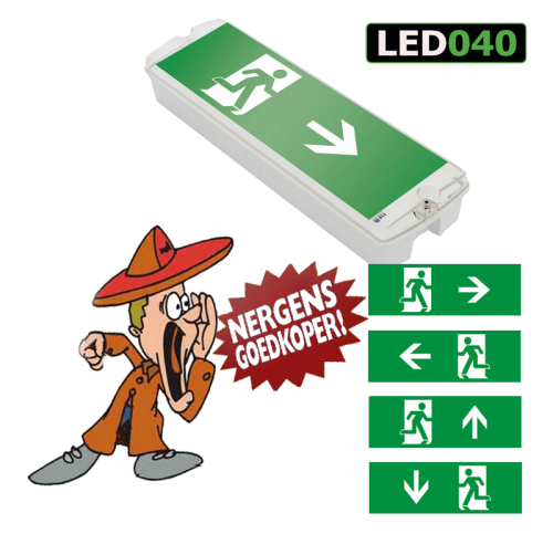 9391-sll-nood-sll-3.5 watt incl stickers 