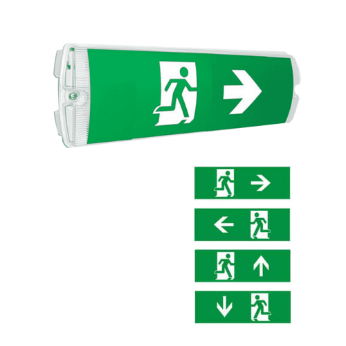 Noodverlichting-SLL-3 Watt  IP65 incl pictogrammen - 9391-sll-nood-sll-3watt incl pictogram