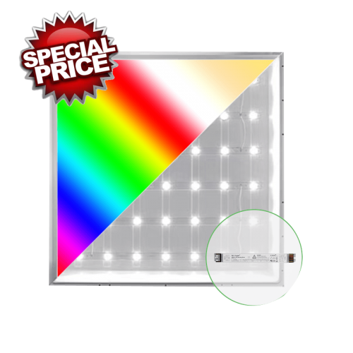 LED backlight  RGB-CCT- 595x595 40 watt - 5024-sll-pan-rgbw-cct