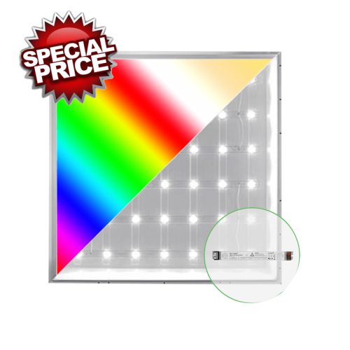 LED backlight  RGB-CCT- 595x595 40 watt - 5020-sll-pan-rgbw-cct