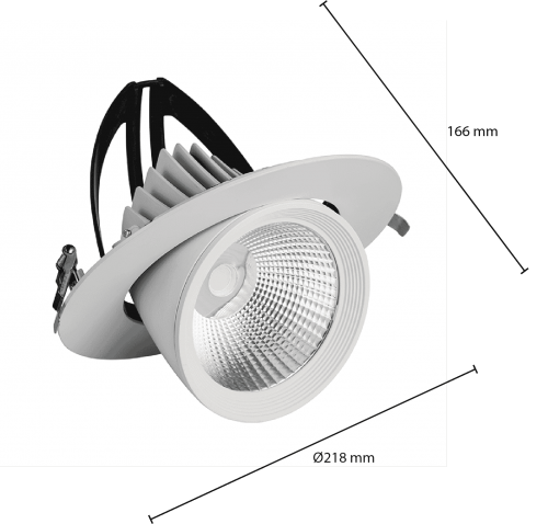 7551-sll-led bananaspot 40w 