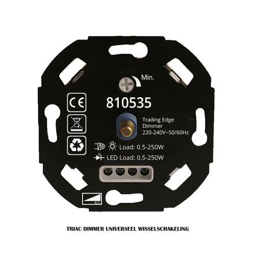 TRIAC LED DIMMER | 0.5-250W | UNIVERSEEL | WISSELSCHAKELING - 9203-triac wisselschakeling