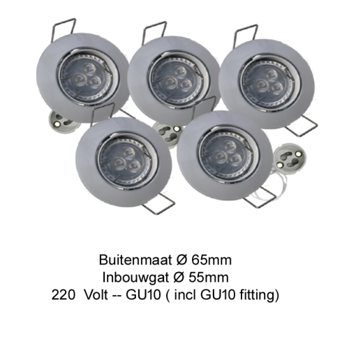 6352-sll-spotlight 3.5w gu10-compleet 