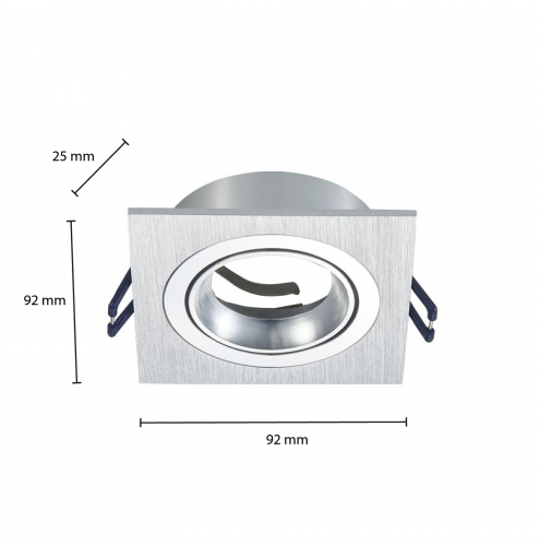 5554-sll-led-spot vierkant Ø80mm 
