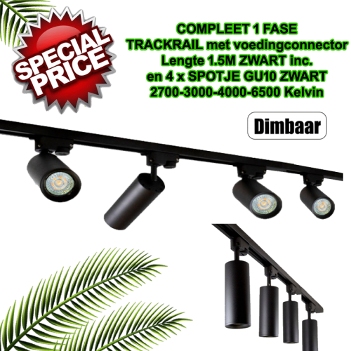 AANBIEDING COMPLETE SET-1 FASE RAIL MET 4 SPOTS - 7451-aanbieding-1.5m 50x130 (4) 