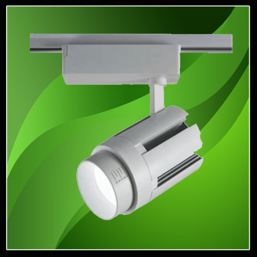 Led 3-FASE Railarmatuur 35W verstelbare lens wit - 7442-saw35-zwart-wit