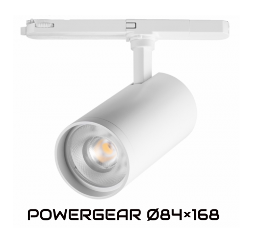 3-FASE RAILSPOT 40W WIT POWERGEAR - 7475-sp-w40 wit