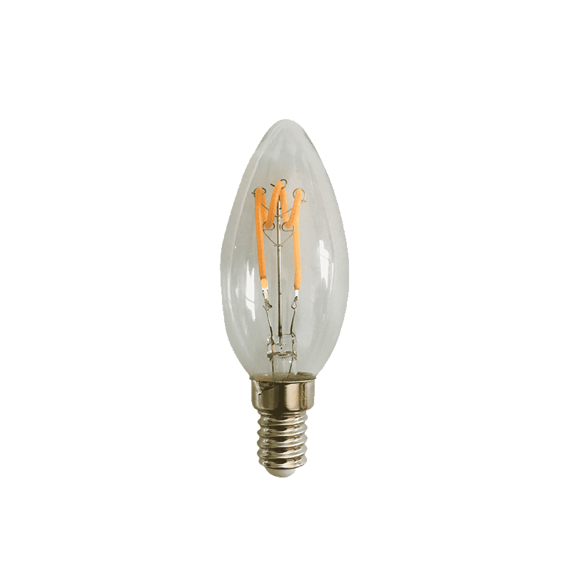 LED FILAMENT E14 KAARS DIMBAAR CLEAR 4W - 6502-sll-bu-fila-g452-round