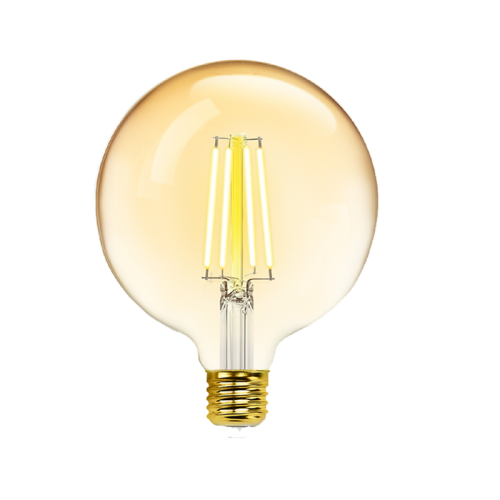 Led Lamp Filament 6W 2700 K BOL Large DIM-AMBER - 6520-sll-bu-fil-g125a6 large e27