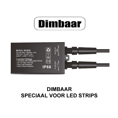 LED DRIVER | DIMBAAR | 24V | 75W | IP68 - 8520-driver dimbaar ip68