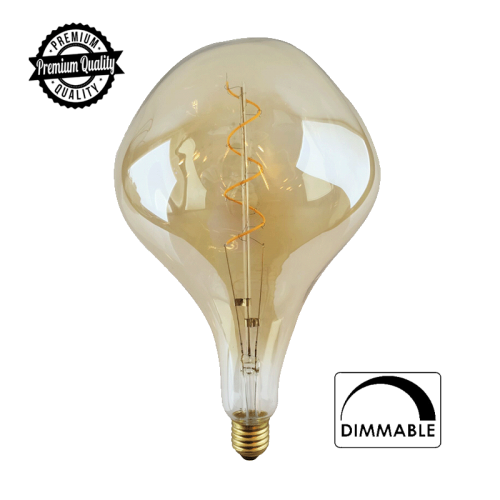 LED FILAMENT E27 ET DIMBAAR AMBER 6W - 6551-sll-filement-2500k