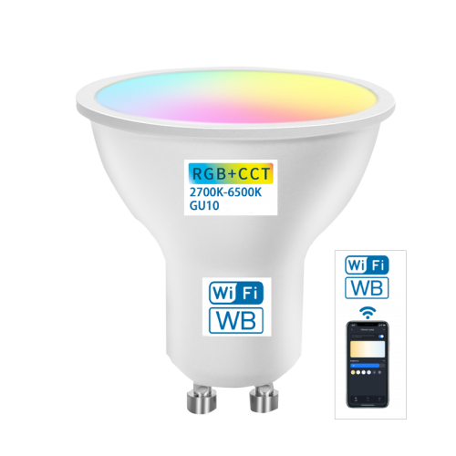 GU10 Led Spot 4.9W CCT (2700K-6500K) Wifi - 6309-sll-3000-6500k-cct wifi 4.9w