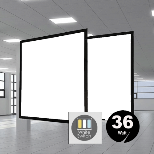 5031-led panel frame 40w-cct zwart 