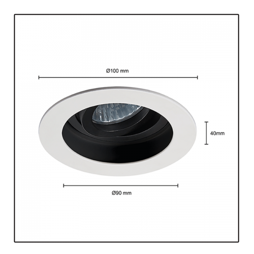 6361-led spotje met arm-90-100mm 