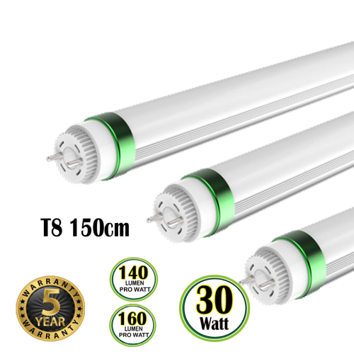 Led Buis 30W T8 Alu Ø26 150cm-140-160 Lumen PREMIUM - 2008-sll-sl-t8-super 140-160lm/w 