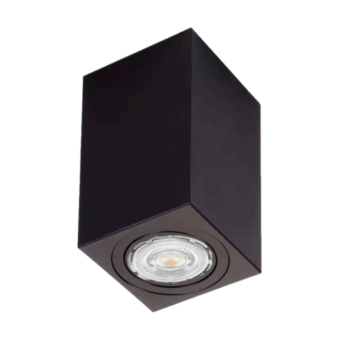 LED Plafond met GU10-VIERKANT-110mm hoogte - 7108-sll-83x83x110mm