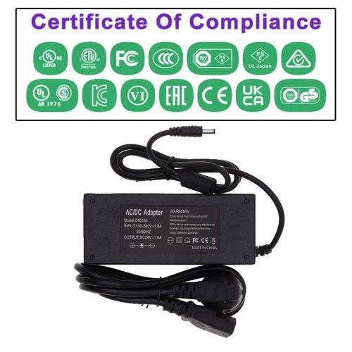 Led ADAPTER AC/DC 24V-4A-96 Watt - 8518-adap-24v-4a-96w