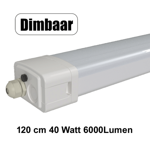 Led Triproof Batten-Water-proof-40W, 120cm dimbaar - 8020-sll-tri-50w-bat-150-sensor