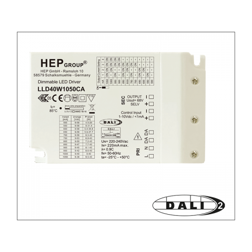 DALI DRIVER DIMMABLE LDD40W1050CA - 9214-hep dali driver 500-1050