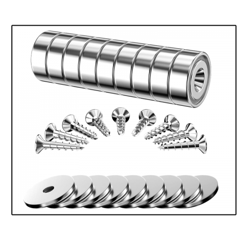 Sterke neodymium magneet 9 stuks - 9262m-magneet 9 stuks 
