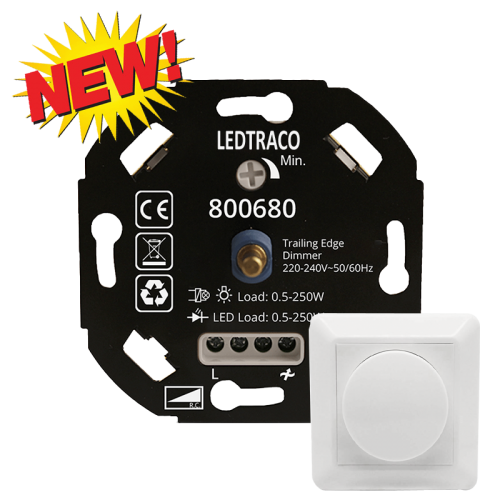 TRIAC LED DIMMER | 0.5-250W  met Ed-10002 - 9197-gira 2-110w led dimmer