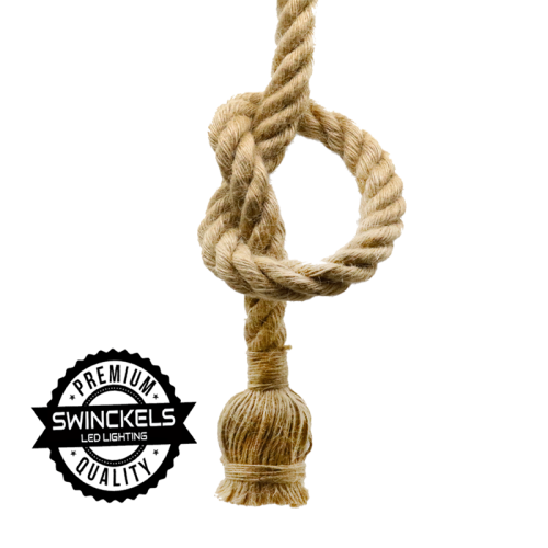 Indoor Rope  met E27 Fitting 1.50m - 9135-rope  met e27 fitting 1.50m