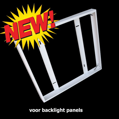 Led Panel Opbouw Frame 600 x 600 x70 voor backlight - 5073-sll-back-6060-55