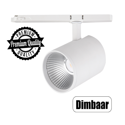 LEDS RAILSPOT WIT 40W 38° 3 FASE DIMBAAR CRI>97 - 7496-spd-w40-dim-wit