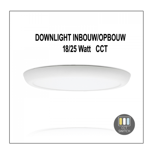 LED DOWNLIGHT IN-OPBOUW 18- 25Watt CCT - 5215-sll-down-dz-m150 cct