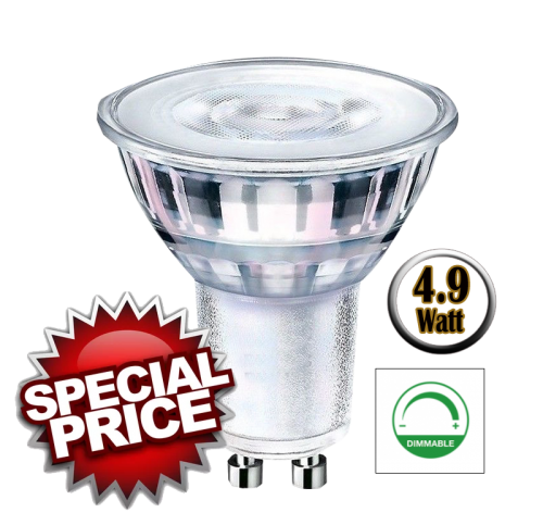 Led Spotlight 4.9 Watt GU10-Dimbaar - 6347-sll-gu10-spotje 4.9w dimbaar