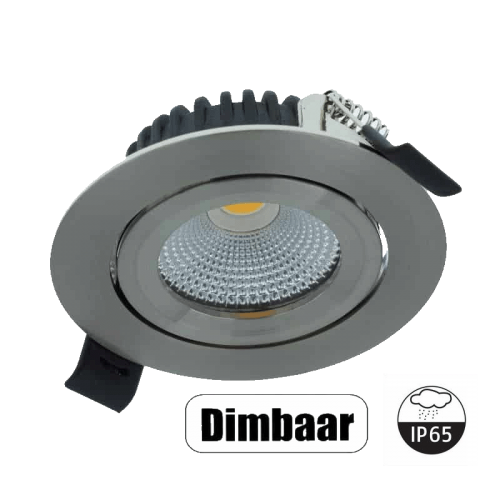 LED Inbouwspot Compleet 5W Dimbaar Zilver - 8251-swinckels-5w-dim-zilver