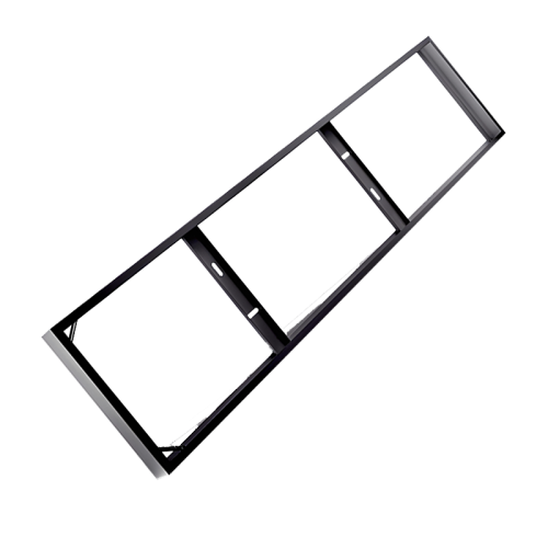 OPBOUWFRAME | 120X30 | ZWART | BACK- EN SIDE-LIT - 5069-opbouwframe black 12030-805746