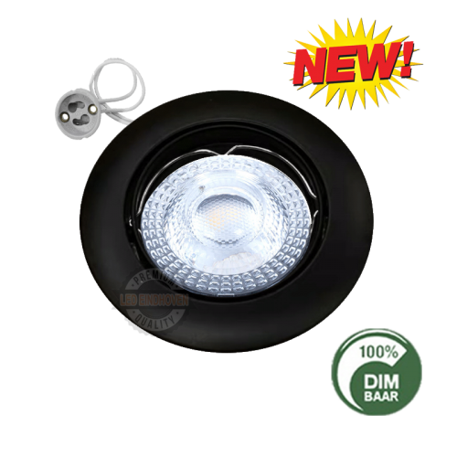 LED SPOTLIGHT INBOUW 5 WATT GU10 zwart - 6359-swinck-compleet zwart 5w