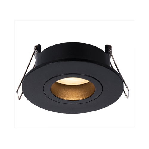 Led Spotlight Inbouw 5.5Watt GU10 Ø68-85 - 5557-sll-inbouw compleet zwart