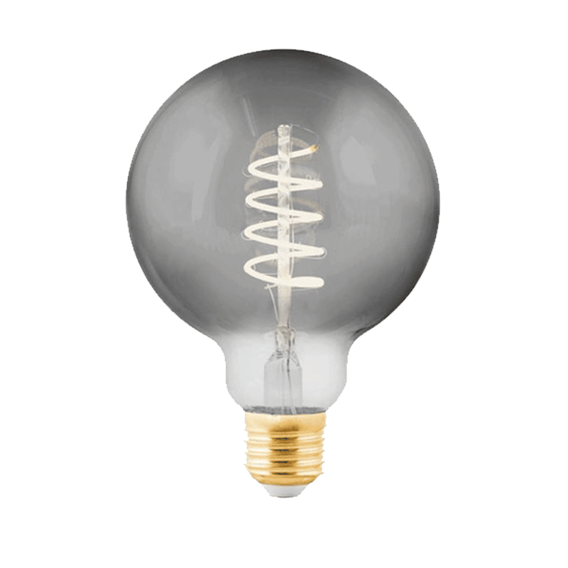 LED Filament -Ø 12,5 -17.5 cm -E27-4W 2200K-Smoke​ - 6528-filement 4w smoke