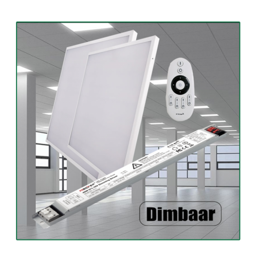 LED PANEL 40 WATT 595 X 595 MM RF DIMBAAR - 5037-led panel dimbaar mi-light