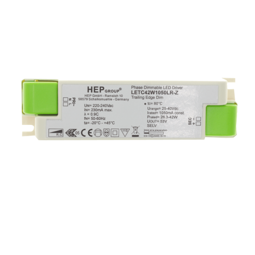 HEP GROUP TRIAC DRIVER 1050mA 42W - 9219-swinckels-hep dim driver