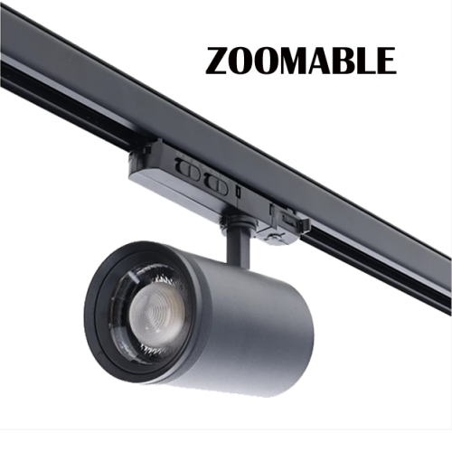 3-FASE RAILSPOT SWINKY ZOOMABLE 20-25-30W - 7515-verstelbaar 20-25-30w
