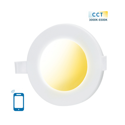 SMART LED DOWNLIGHT 12 WATT  WIFI CCT  - 3107-sll downlight 12 watt cct wifi