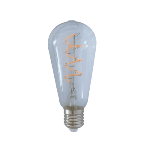 LED LAMP FILAMENT 4W 2200K EDISON CLEAR DIM - 6508-sll-bu-fila-edison clear