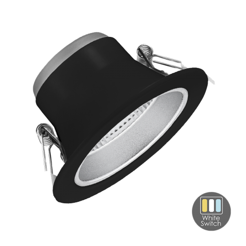 LED DOWNLIGHT 10 Watt ZWART switch Ø90 - 3035-sll 90-swinckels-black