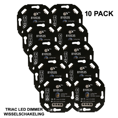 TRIAC LED DIMMER | 0.5-250W WISSELSCHAKELING - 9225-led dimmer 0-100w 