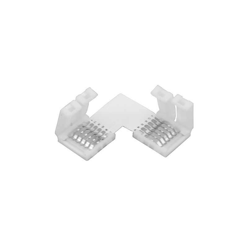 LEDSTRIP CONNECTOR CORNER STRIP TO STRIP 6 PIN 12mm IP20 - 8348-ledstrip corner 6 pin 12mm ip20