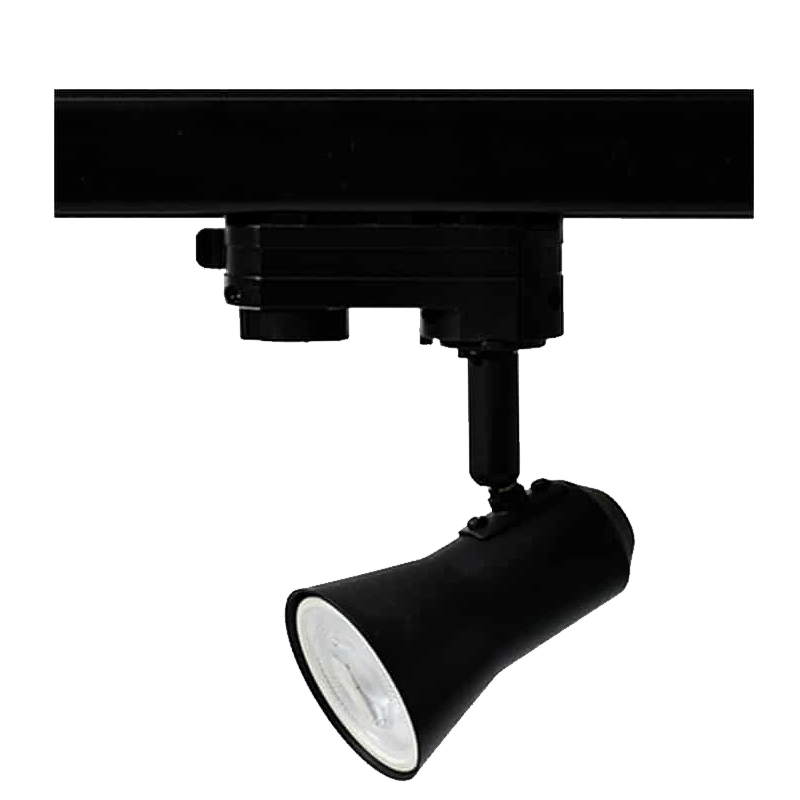 LED RAILSPOT ZWART met GU10 fitting - 6472-sll-track gu10 fitting